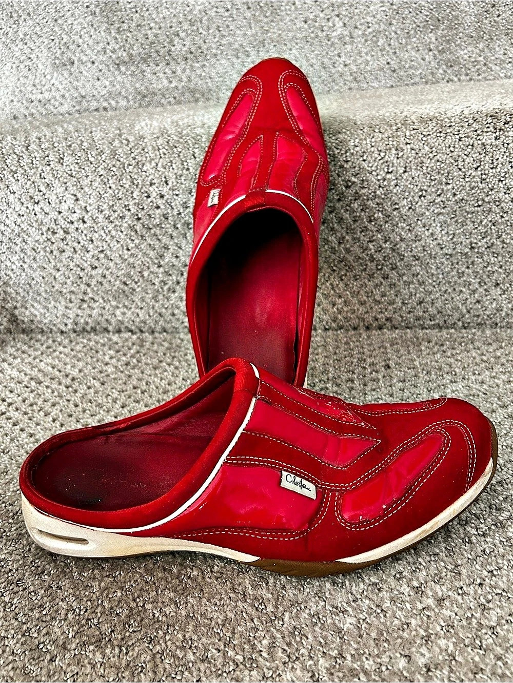Cole Haan Red Mule Sneakers